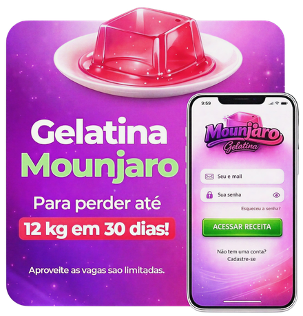 Gelatina Rosa Mounjaro